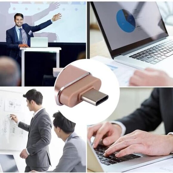 Acuvar 64GB USB 4-in-1 Flash Drive with Type C Adapter for Phone and iPad - Picture 8 of 9